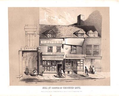 Bull St corner of Crooked Lane