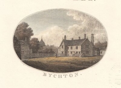 Bychton.  (antique print)