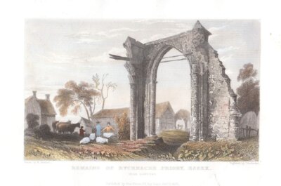 Remains of Bycknacre Priory, Essex.  Near Danbury.
