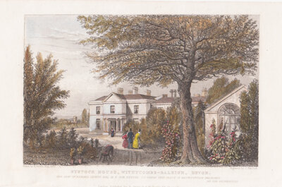 Bystock House Withycombe-Raleigh Devon The Seat of Edward Divett Esq MP for Exeter 