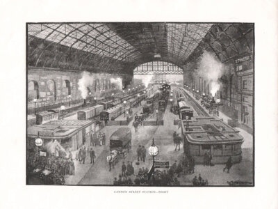Cannon Street Station - Night.