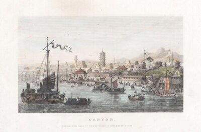 Canton  (antique print)
