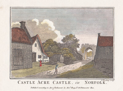 Castle Acre Castle in Norfolk 