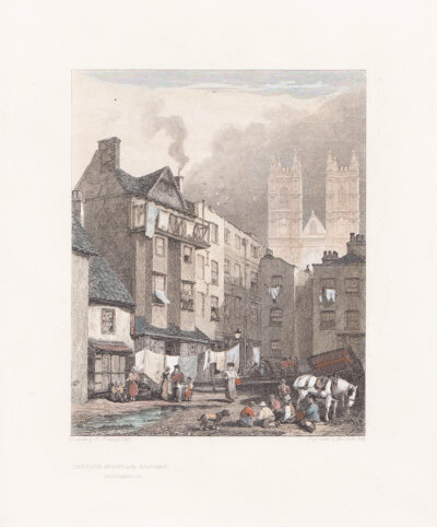 Caxton's House in Almonry, Westminster.