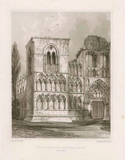 The Chapel Royal Holyrood House  West Front