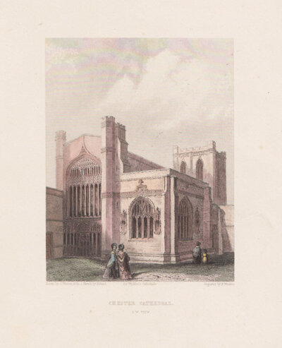 Chester Cathedral  SW View