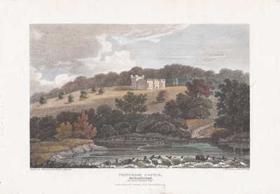 Chipchase Castle Northumberland  The Seat of John Reed  Esq