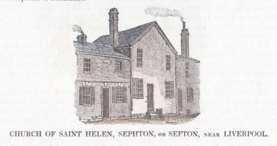 Church of St Helen, Sephton or Sefton near Liverpool.