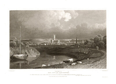 N W view of the City of Gloucester