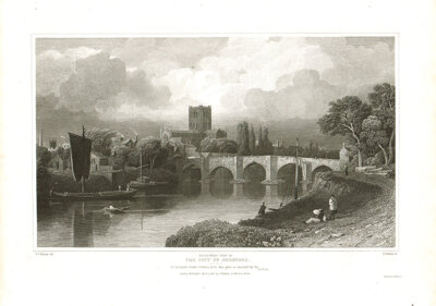 South West view of the City of Hereford