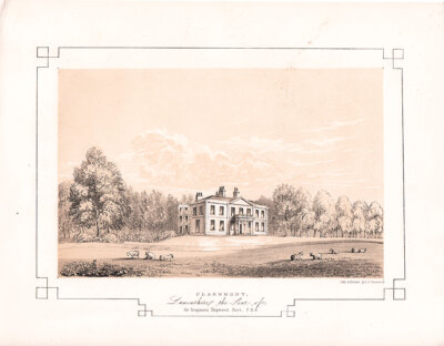 Claremont the Seat of Sir Benjamin Heywood Bart FRS