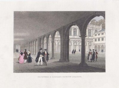 Cloisters and Library, Trinity College.