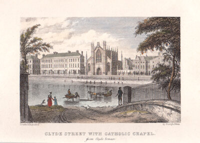 Clyde Street with Catholic Chapel from Clyde Terrace