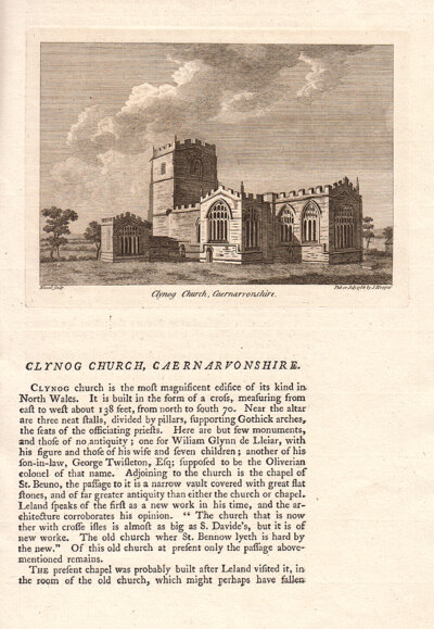 Clynog Church Caernarvonshire