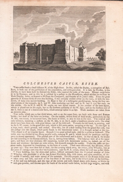 Colchester Castle, Essex.