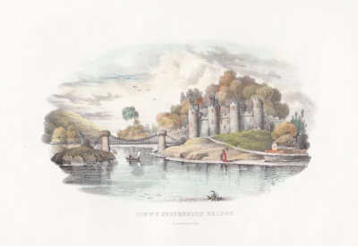 Conwy Suspension Bridge.