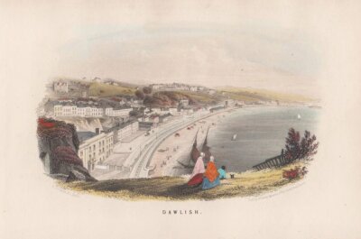 Dawlish.  (antique print)