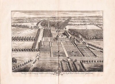 Dawly in the County of Middlesex the Seat of the Right Honble. Charles Lord Ossultone. 
