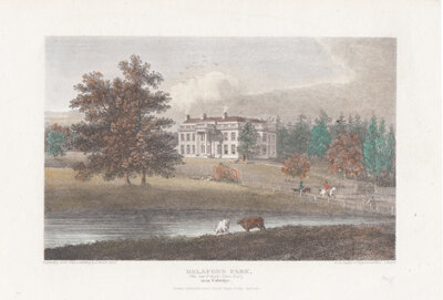 Delaford Park The Seat of Chrles Clowes Esq near Uxbridge 