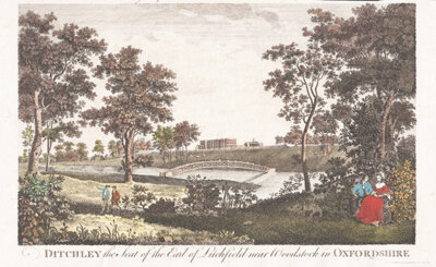 Ditchley the Seat of the Earl of Litchfield near Woodstock in Oxfordshire