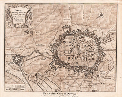 Doway a Strong City in the Earldom of Flanders in the Low Countries Subject to the French 