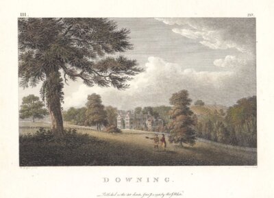 Downing.  (antique print)