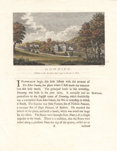 Downing.  (antique print)