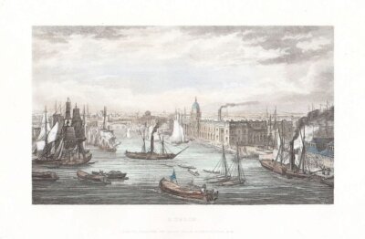 Dublin  (antique print)