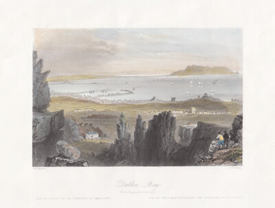 Dublin Bay from Kingstown Quarries