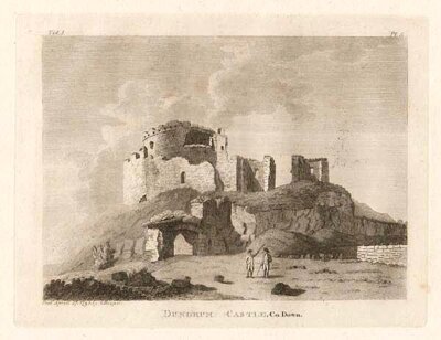 Dundrum Castle   (antique print)