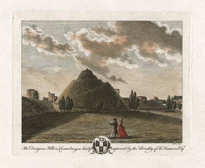 The Dungeon Hill in Canterbury as lately improved by the Liberality of Jas Simmons  Esq