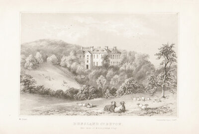Dunsland Co Devon  The Seat of WHB Coham  Esq