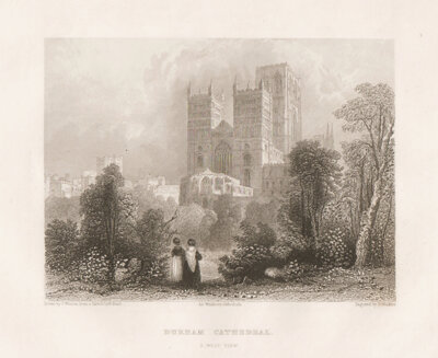Durham Cathedral  S West View