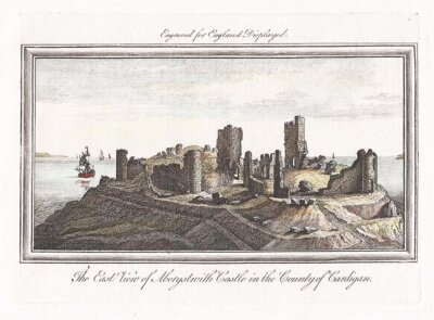 The East View of Aberystwyth Castle in the County of Cardigan