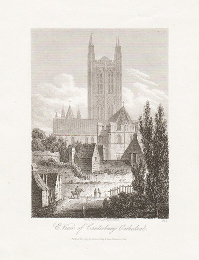 E View of Canterbury Cathedral 