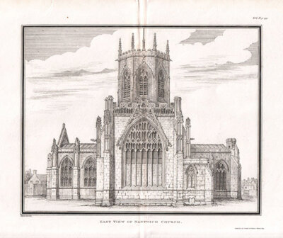 East View of Nantwich Church