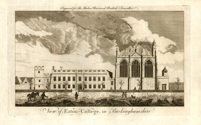 View of Eaton College in Buckinghamshire