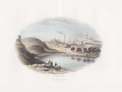 Edinburgh from St. Margaret's Loch.