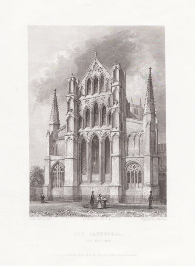 Ely Cathedral.  The East End.