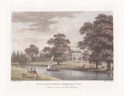 The Seat of Sir John Elvill Bart at Englefield Green in Surry
