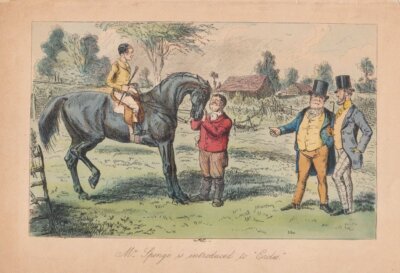 John Leech  -  Mr Spong is introduced to 