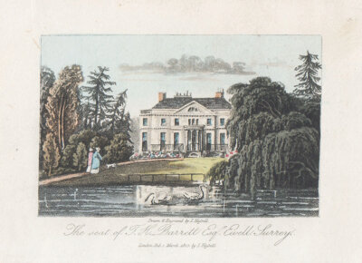 The Seat of TH Barrett Esq Ewell Surrey 
