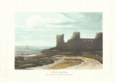Flint Castle.  (antique print)