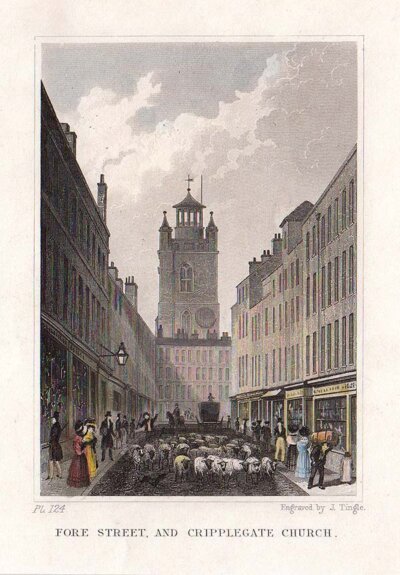 Fore Street and Cripplegate Church