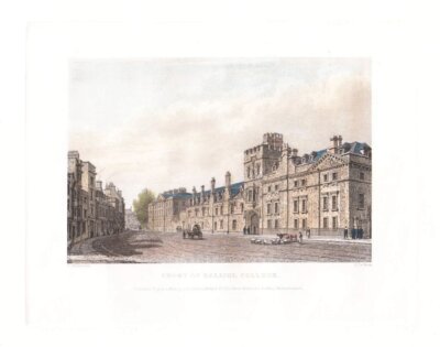 Front of Balliol College.