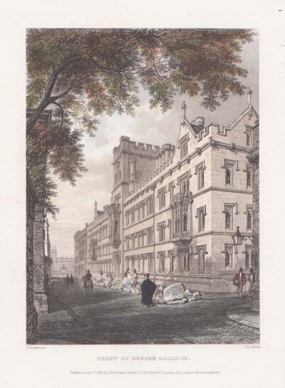 Front of Exeter College.