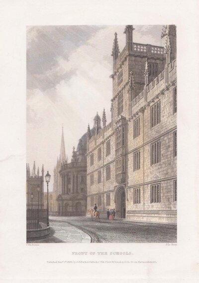 Front of the Schools.