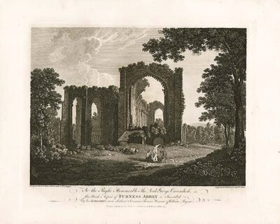 Furness Abbey (antique print)