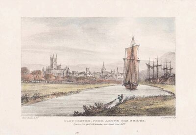 Gloucester from above the Bridge 