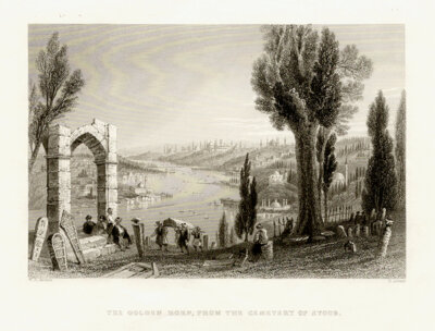 The Golden Horn from the Cemetery of Eyoub  